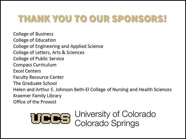 List of 2026 UCCS TLC sponsors